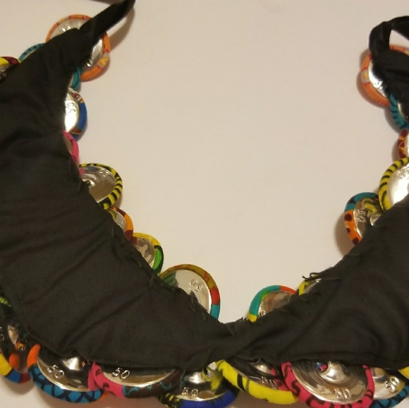 🔥Ankara Buttons Necklace. 🔥 NE🔥🔥 - Picture 2 of 2